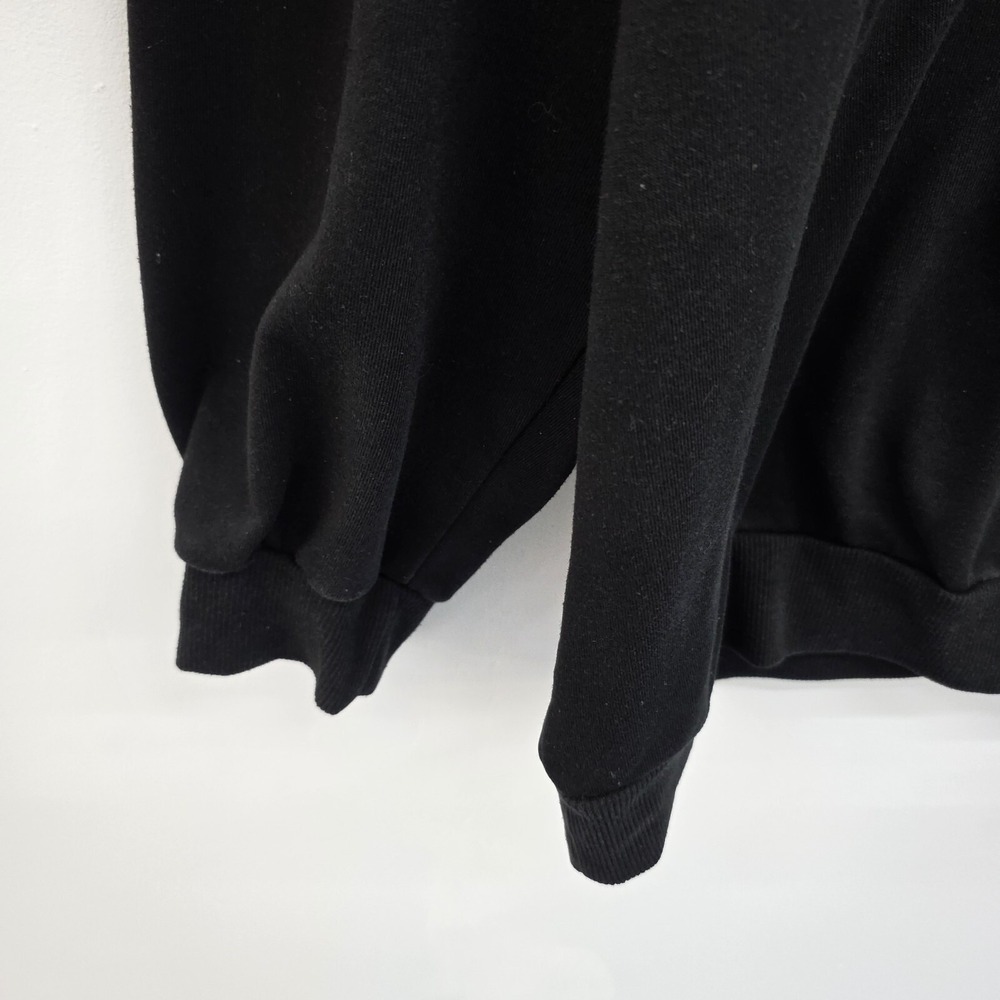 Be Kind Womens 1XL Black Graphic Sweatshirt Pullover Cozy Casual Crewneck - Picture 4 of 11